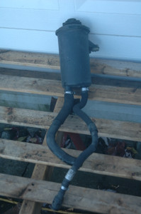 DD-16 BMW 32416782538 OEM 32-41-6-782-538 (USED) POWER STEERING RESEVIOR ACTIVE STEERING w- HOSES 32416777410 LH676345807 FROM 535xi N54 FITS E60 E61 2002-2013 & 5,6 SERIES X5