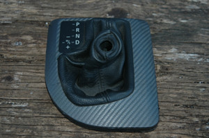 DD-10 BMW 51167034089 (USED)  SHIFT SELECTOR & TRIM w- CUSTOM CARBON FIBER FINISH OEM 51.16-7 034 089 90120-433-000 7 077 662-02 Preh TESTED FITS: E60 E61 2006-2010