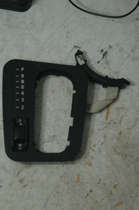 DD-17 BMW 51168163809 (USED) 51-16-8-163-809 OEM GEAR SHIFT SELECTOR PLATE w-STEPTONIC SWITCH w-SELECTOR ACTUATOR FITS 1994-2001 '7 SERIES E38
