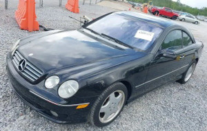 DISMANTLED CH A025019 2006 Mercedes-Benz C215 CL500 COUPE BLACK ON GRAY DISMANTLED CH A025019 2006 Mercedes-Benz C215 CL500 COUPE BLACK ON GRAY