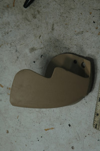 29) Mercedes-Benz A2159181430 (USED) OEM Right front inner SEAT RAIL COVER TAN From A025019 2006 CL500 COUPE Fits C215 & 1998-2006 Listed vehicles