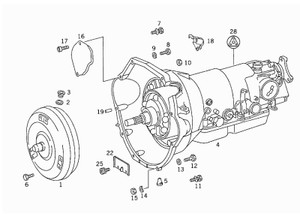 Mercedes-Benz TRANSMISSION 1242705102 USED 722.369 3 961576