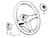 1) C BMW 32331155297 OEM EBA 9780044, ABE 9780824 (USED) 32-33-1-155-297 LEATHER THREE SPOKE SPORT STEERING WHEEL FROM: E24 M6 FITS: E28 E24 Euro All Parts 1) C BMW 32331155297 OEM EBA 9780044, ABE 9780824 (USED) 32-33-1-155-297 LEATHER THREE SPOKE SPORT STEERING WHEEL FROM: E24 M6 FITS: E28 E24 Euro All Parts