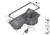 207) C BMW 11137559857 (USED) 11-13-7-559-857 RWD OEM N54 OIL PAN FROM 2008 E60 535i FITS 2008-210 LISTED VEHICLES