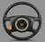 BMW 32301157280 Genuine OEM 32-30-1-157-280Steering Wheel Driver(TESTED) Black Hand Stitched leather