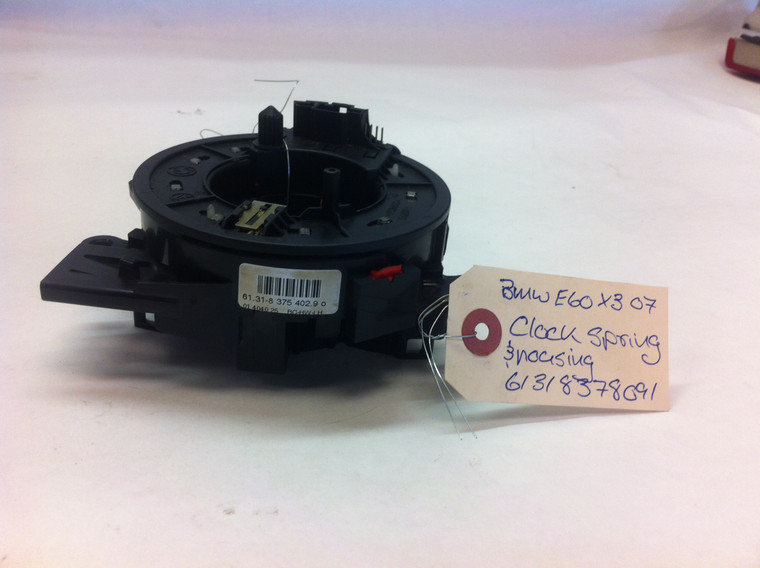 0) BMW OEM 61318375402 USED CLOCKSPRING W/HOUSE. X3 7 E60 Euro All Parts