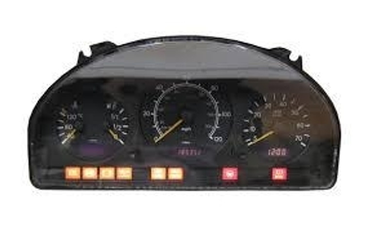 1) Mercedes Benz OEM 1635401247 Instrument Cluster (USED) Fits: ML320 1999 W163 & Other Listed Vehicles Euro All Parts