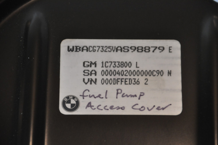 1) BMW OEM 51718119219 USED FUEL PUMP COVER From: 1997 E36 318TI AS99979 FITS: e36 318i 318i 320i 325i 325i 328i M3 Euro All Parts