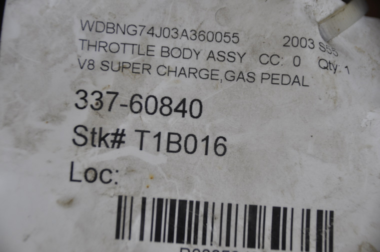 1) DH-7 MERCEDES-BENZ A2203000104 OEM Used GAS PEDAL ASSEMBLY FOOTWELL TT A2113010001 AB From: 2003 S55 Fits Multiple VEHICLES 2003-2014 S-CLASS CL 2003-2014 Euro All Parts