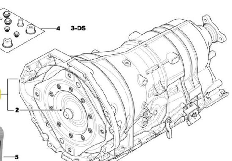 0) BMW OEM ZF USED 24007526342 GA6HP26Z Automatic TRANSMISSION n62 V8 E65 E66 24007526342 Euro All Parts