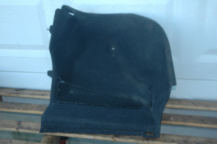 BMW 51477057382 OEM 51-47-7-057-382 (USED) 1857382-16 TRUNK BATTERY ACCESS COVER RIGHT SIDE FROM: E60 530i FITS: 2004-2010