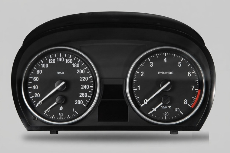 BMW 62109316131 Genuine OEM 62-10-9-316-131CLUSTER Dash(TESTED) Euro Metric MILEAGE NOT DOCUMENTED