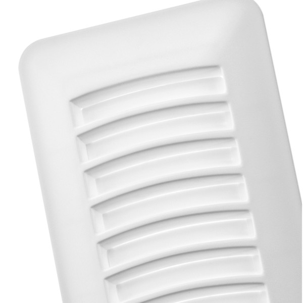 Floor Register - Polystyrene Louvered 3" x 10" White