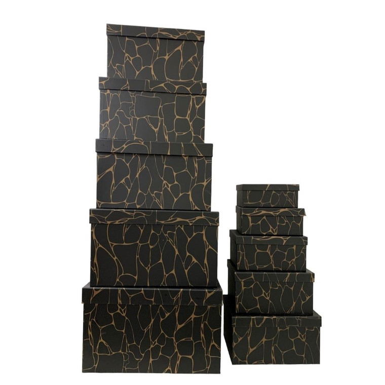 M22136BLM MOHIDDIN BLACK MARBLE GIFT BOX