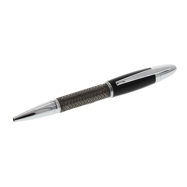MST1013 Stratton Ball Point Pen - Black/Gun Metal
