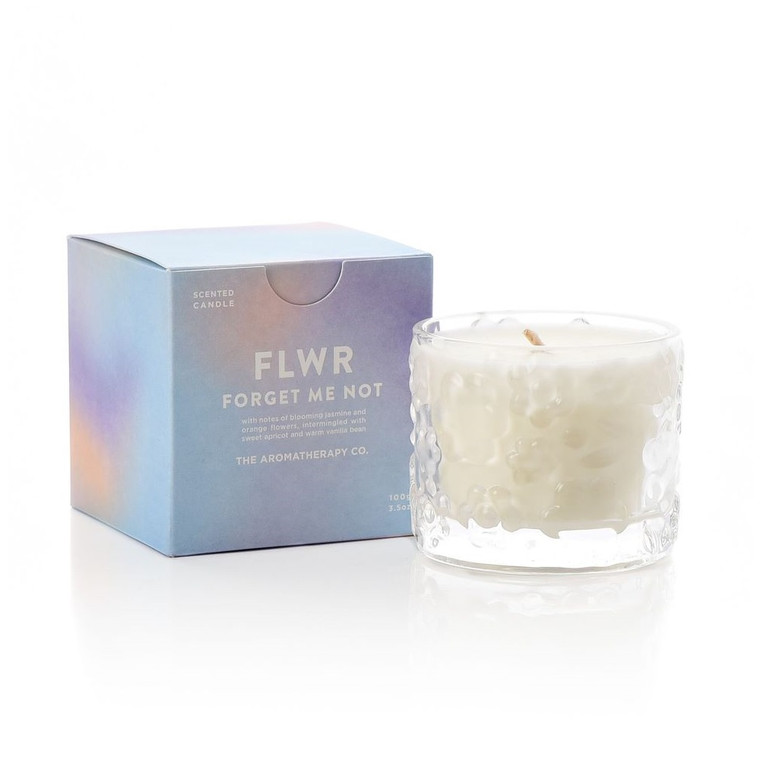 FIT03531 100G FLWR CANDLE FORGET ME NOT