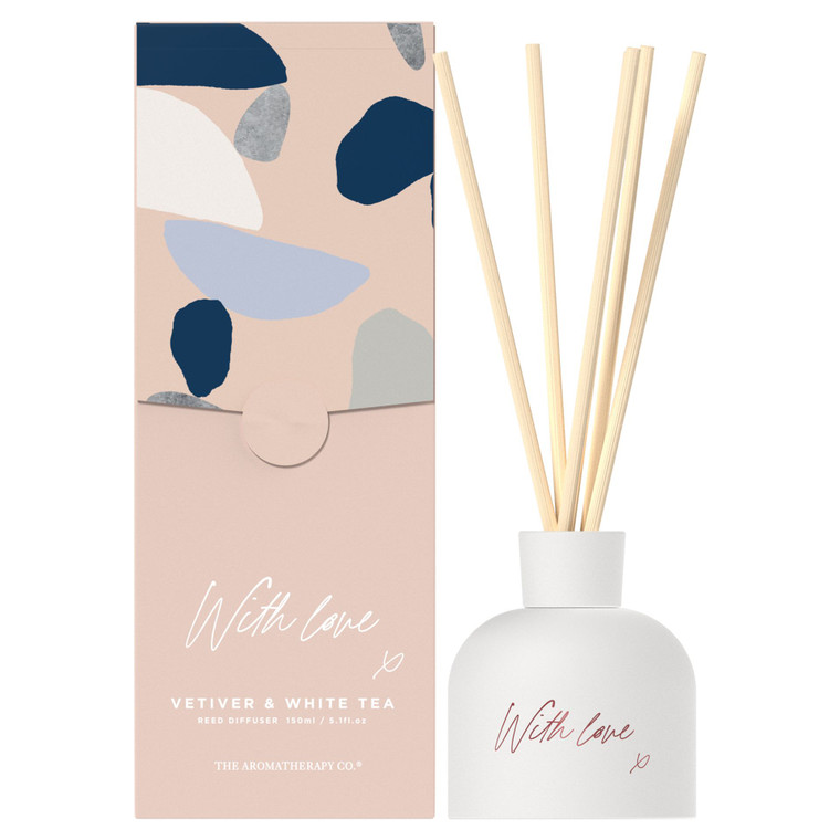 FIT03338 With Love 150ml Reed Diffuser - Vetiver and White Tea