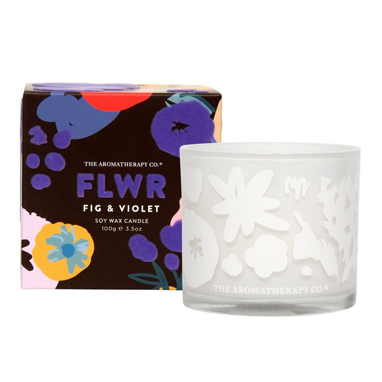FIT01767 100g FLWR Candle Fig and Violet