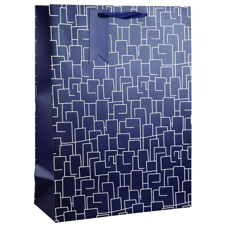 G30564 EUROWRAP BLOCK ABSTRACT GIFT BAG