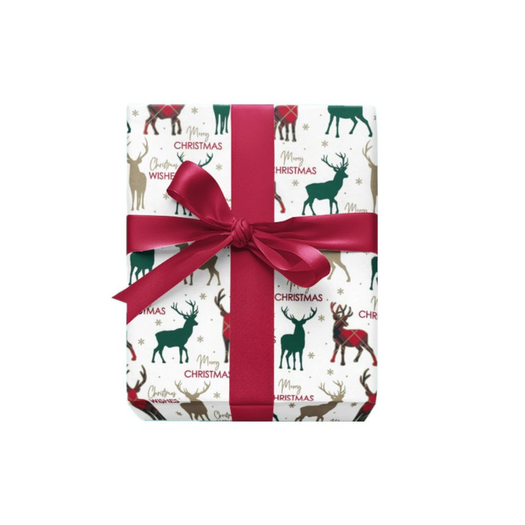 3151621 MERRY CHRISTMAS DEER WRAPPING PAPER
