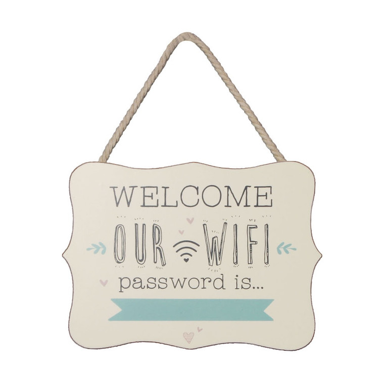 GLL262 LOVE LIFE PLAQUE - WIFI PASSWORD