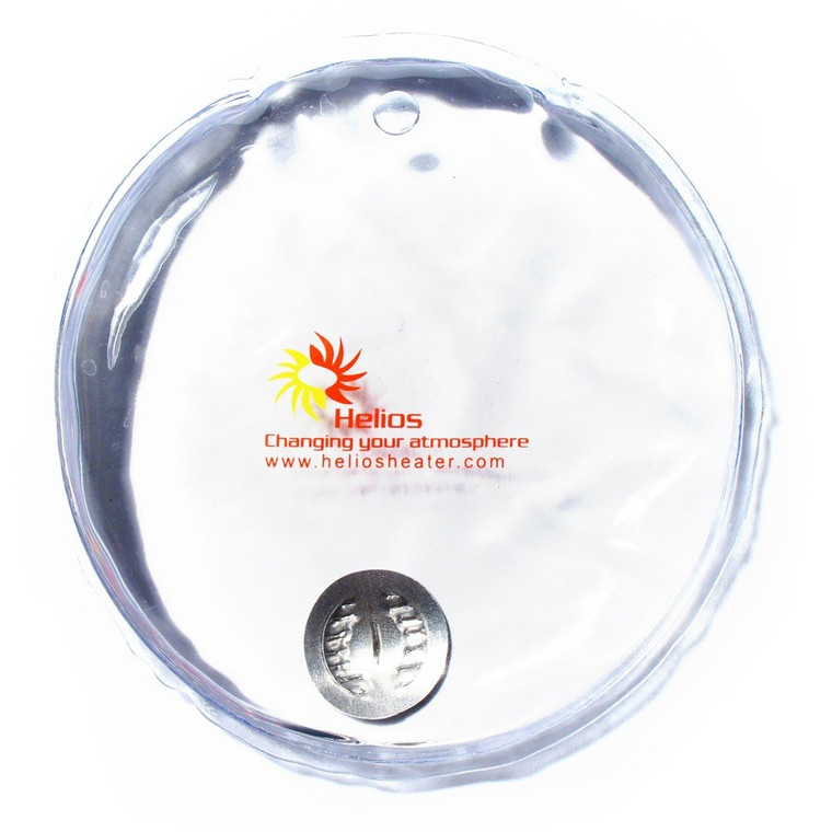 Round Pocket Heating Pad in clear