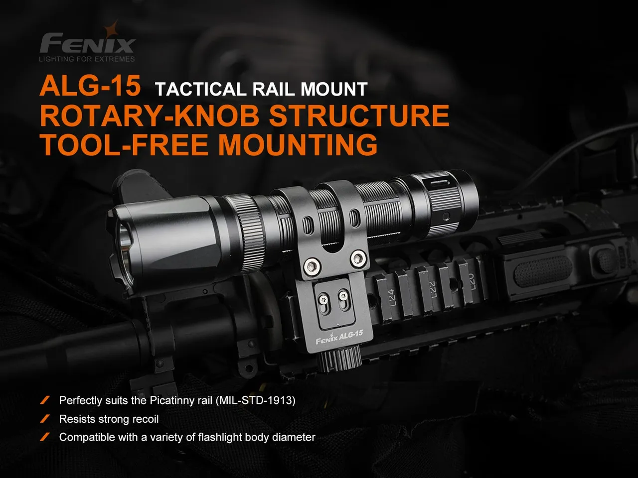 Fenix ALG-15 tactical rail mount
