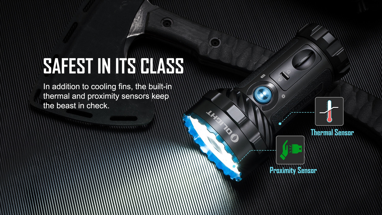 Olight Marauder 2 14000 Lumen LED Torch 800m Spotlight and Floodlight