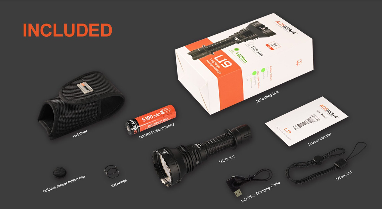 エースビーム ACEBEAM L19 2.0 グリーン Amazon.co.jp: ACEBEAM L19 2.0 タクティカル 懐中電灯 led 強力