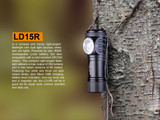 Fenix LD15R 500 lumen right-angled rechargeable LED torch