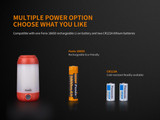 Fenix CL26R Portable 400 lumen rechargeable camping lantern