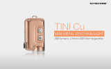 Nitecore Tini Cu 380 lumen USB rechargeable keychain light