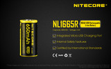 Nitecore NL1665R Li-ion 650mAh USB rechargeable 16340 battery