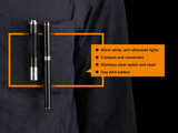 Fenix LD02 V2.0 Dual warm white and UV light LED penlight