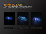 Fenix LD02 V2.0 Dual warm white and UV light LED penlight