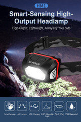Klarus HM1 Smart-Sensing 440 lumen rechargeable LED headlamp