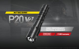 Nitecore P20 v2 Strobe Ready 1100 lumen tactical LED torch