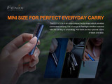 Fenix E01 V2.0 mini 100 lumen EDC torch