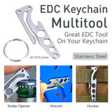Klarus stainless steel EDC keychain multi tool 