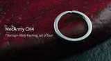 MecArmy CH4 set of four titanium keyrings MecArmy CH4 set of four titanium keyrings
