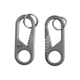 MecArmy CH6 mini titanium carabiner and keyring