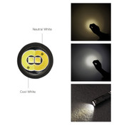 MecArmy PS14 compact 1200 lumen dual LED aluminium EDC torch