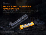 Fenix WF30RE intrinsically safe 280 lumen rechargeable LED torch