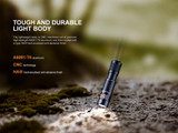 Fenix E05R compact 400 lumen rechargeable keychain light