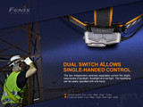 Fenix HP25R V2.0 versatile 1600 lumen spotlight & floodlight LED headlamp