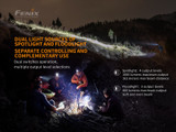 Fenix HM65R 1400 Lumen Dual Output  Rechargeable Headlamp