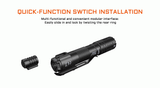 AceBeam P15 - EDC 1700 lumen 330m rechargeable LED torch