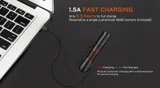 AceBeam P15 - EDC 1700 lumen 330m rechargeable LED torch