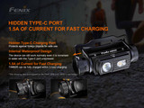 Fenix HM60R Versatile 1200 Lumen Triple Output Rechargeable LED Headlamp
