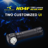 Skilhunt H04F compact 1000 lumen adjustable focus LED headlamp